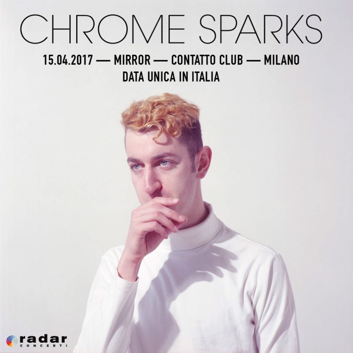Chrome Sparks: annunciata l'unica data unica italiana del producer newyorkese